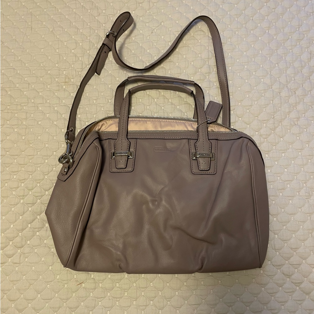 Coach Brown Leather Crossbody Bag